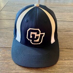 University of Colorado Hat Cap Collegiate Headwear Strap Back Black Gold Buffalo